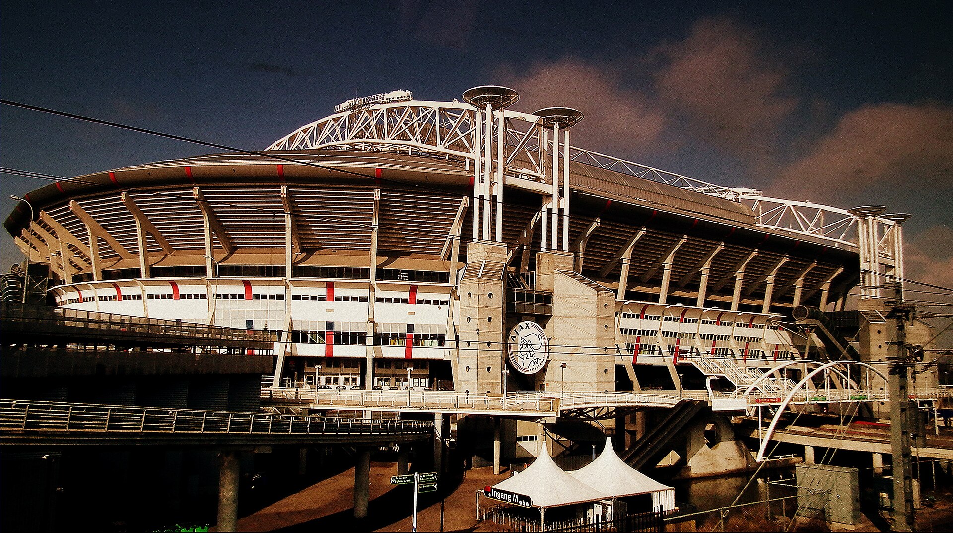 AJAX FOOTBALL STADIUM AMSTERDAM HOLLAND APRIL 2012