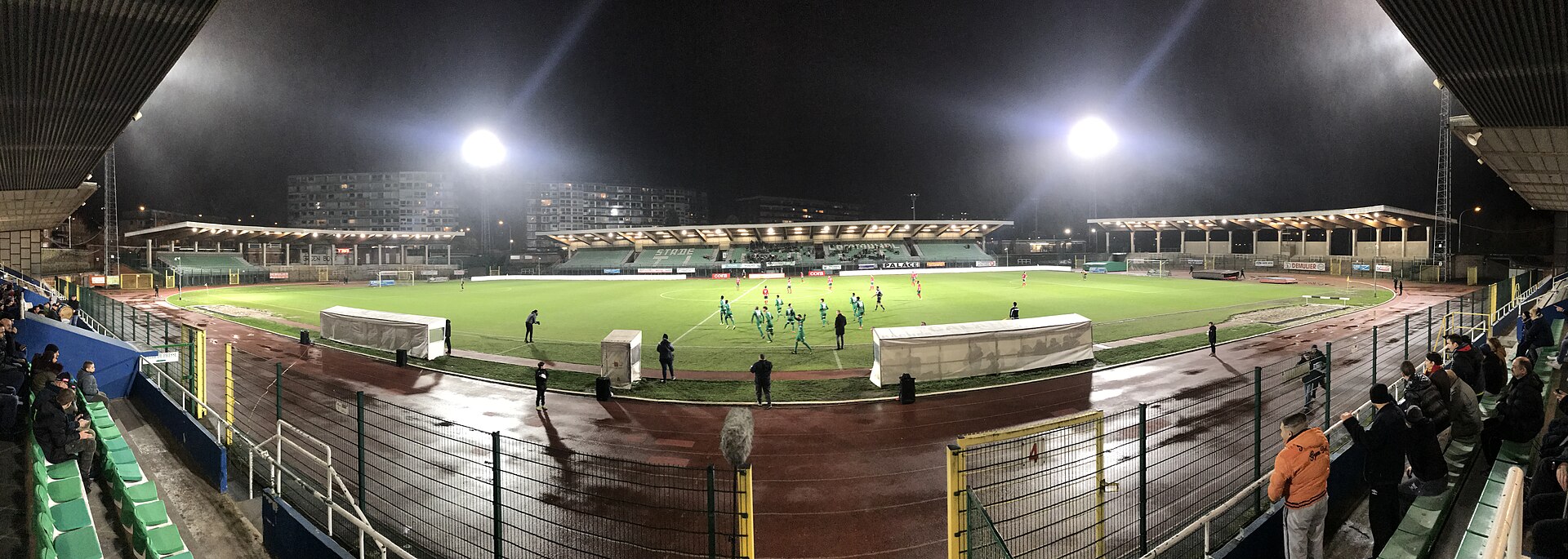 Stade communal du Tivoli, La Louviere, Belgium: La Louvière Centre - Walhain