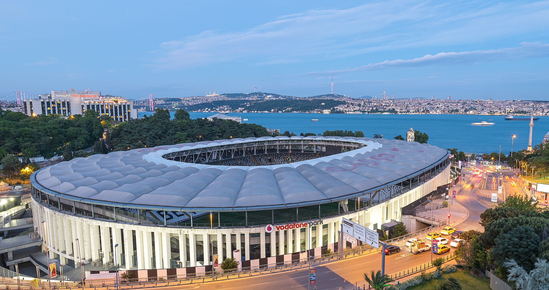 Vodafone Park Istanbul at the blue hour