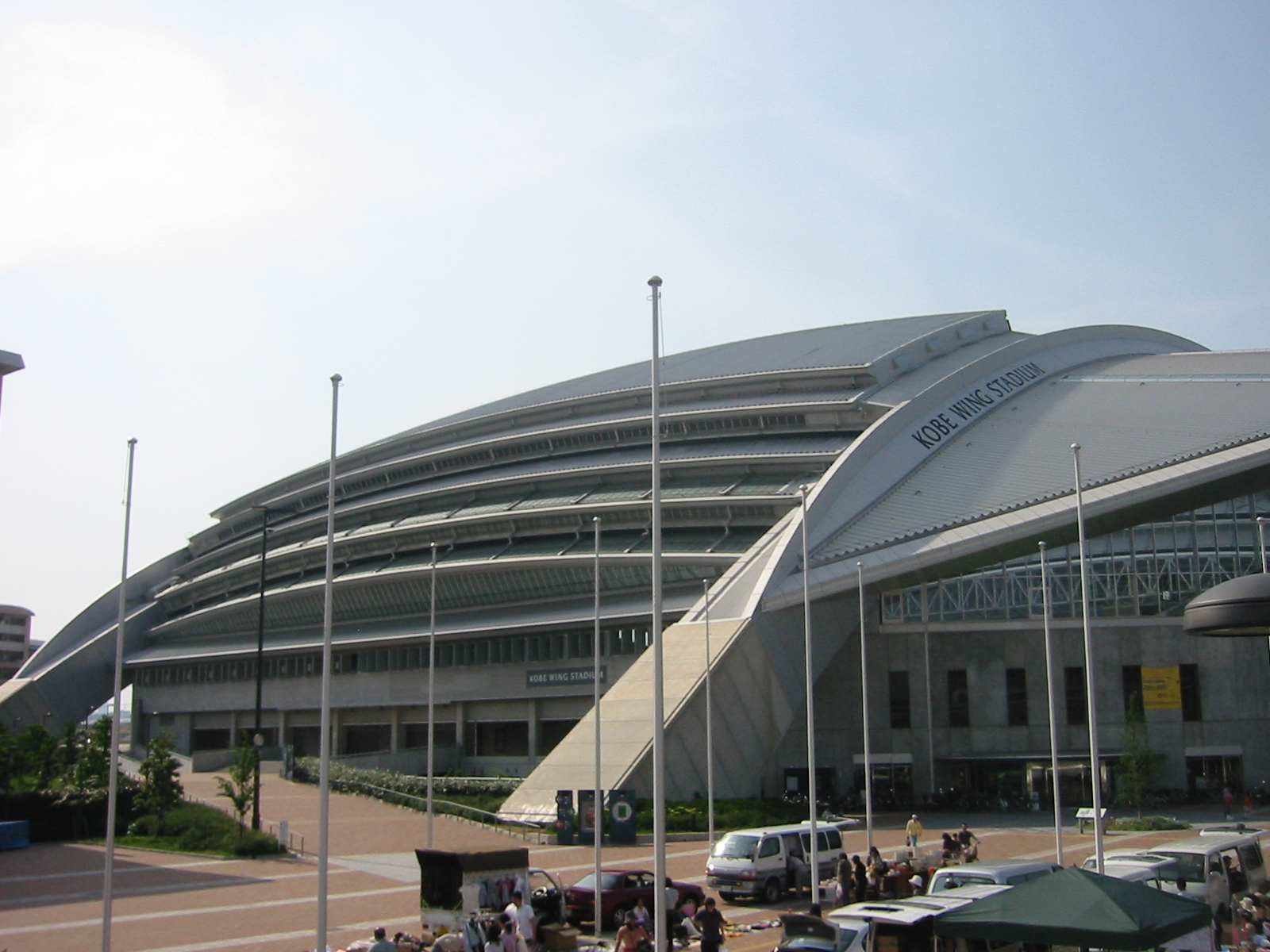 神戸ウイングスタジアム 。