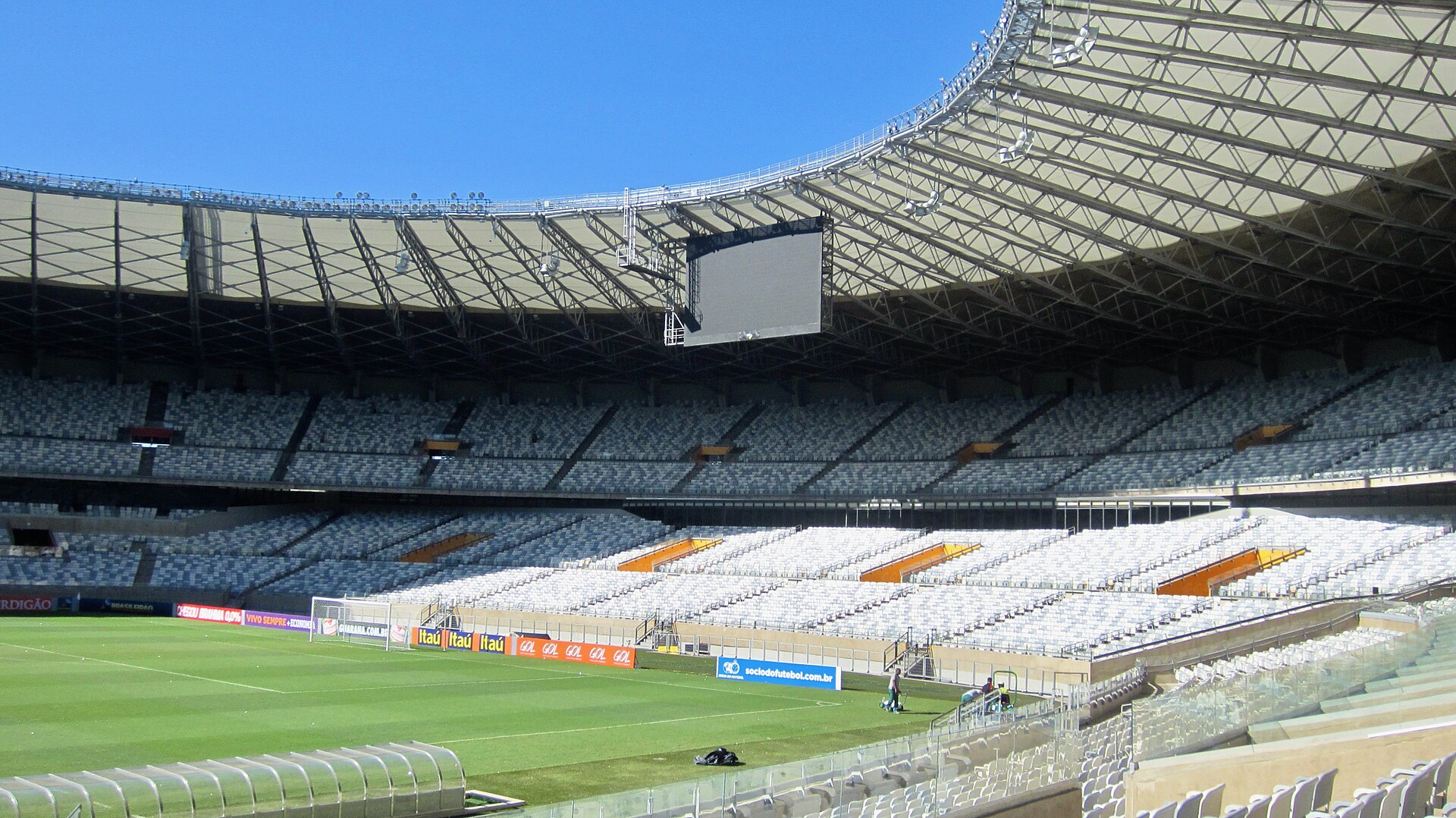 estádio em Belo Horizonte, Minas Gerais, Brasil