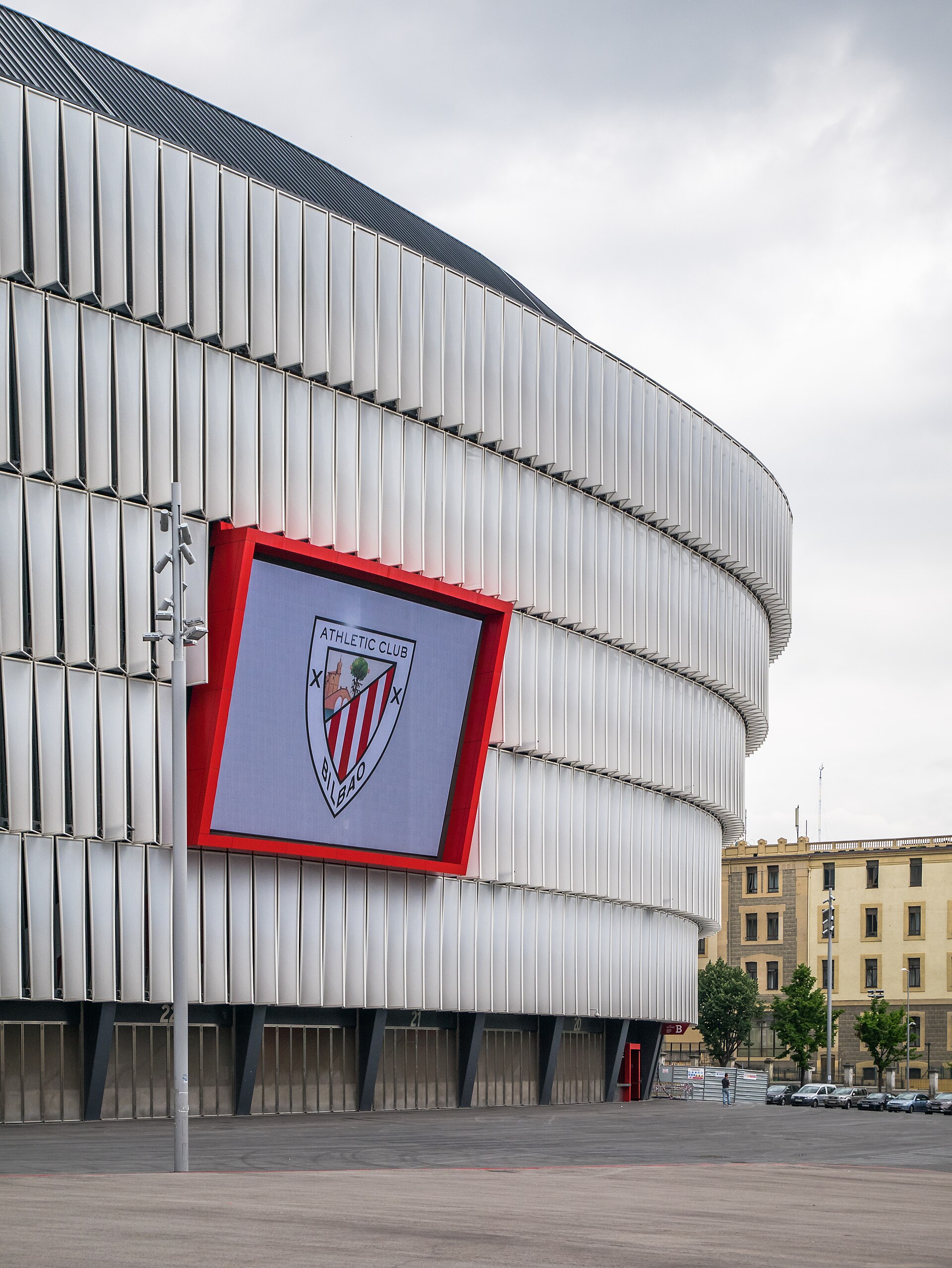 Exterior of the football stadium of the Athletic Club of Bilbao "San Mamés". Bilbao, Biscay, Basque Country, Spain