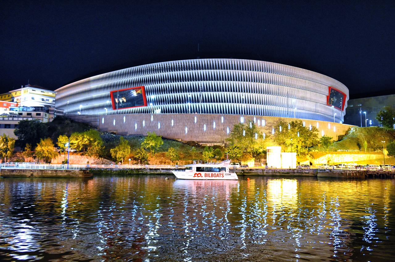 San Mamés Stadium in Bilbao , Basque Country, Spain