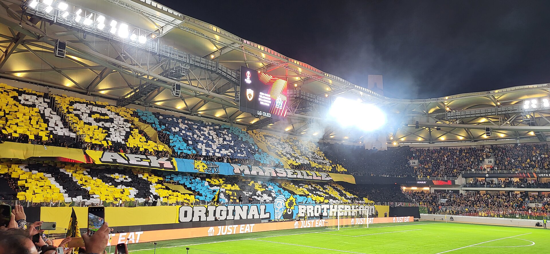 AEK-Marseille at Agia Sophia Stadium for Europa League Group Stage 2023-2024