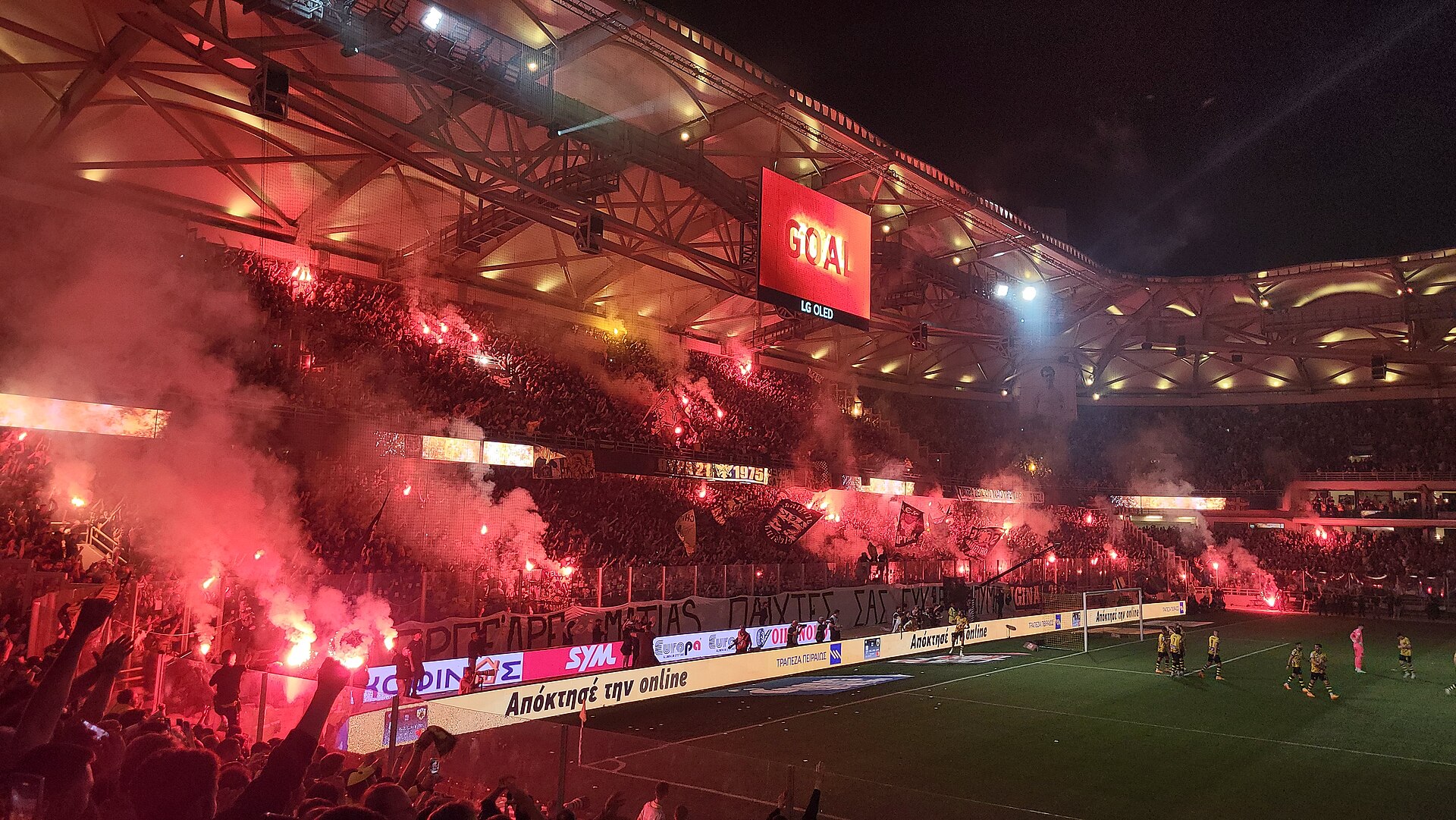AEK-Volos in Agia Sophia Stadium for the last game of Greek Super League 2022-2023
