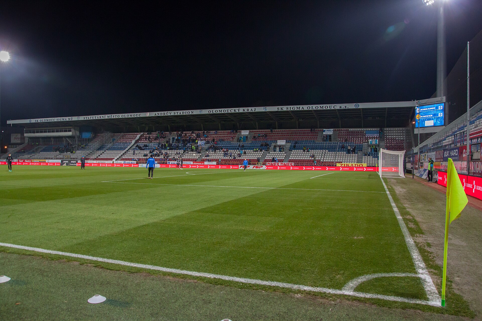 Ander's stadium at Czech Cup match between SK Sigma Olomouc-FC Fastav Zlín (2:1), Olomouc, Olomouc Region, Czechia