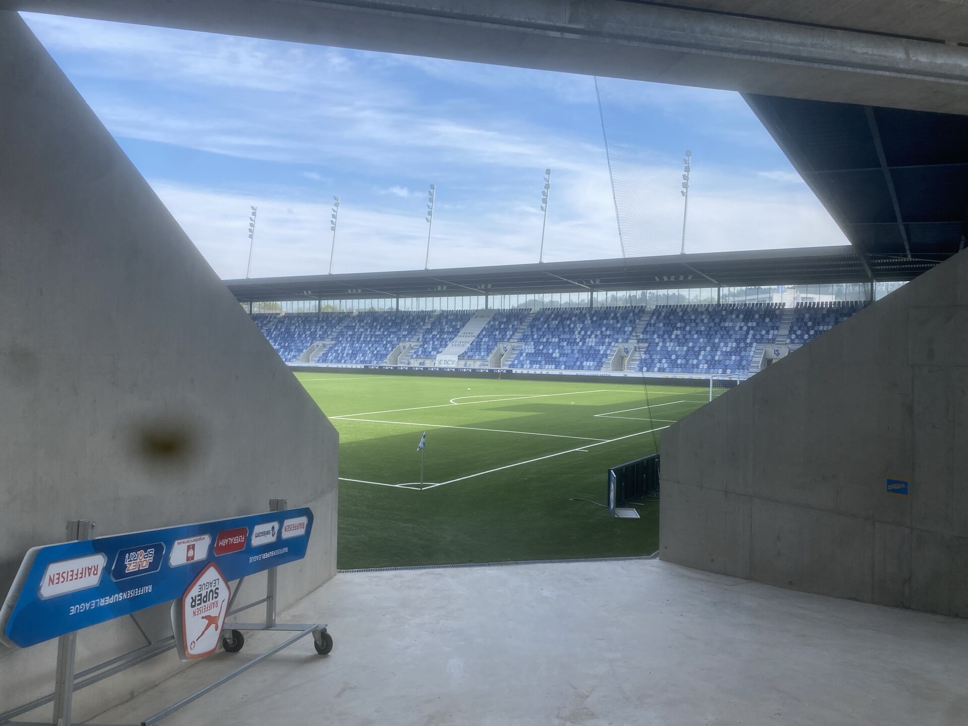 Das Stade de la Tuilière in Lausanne (2021)