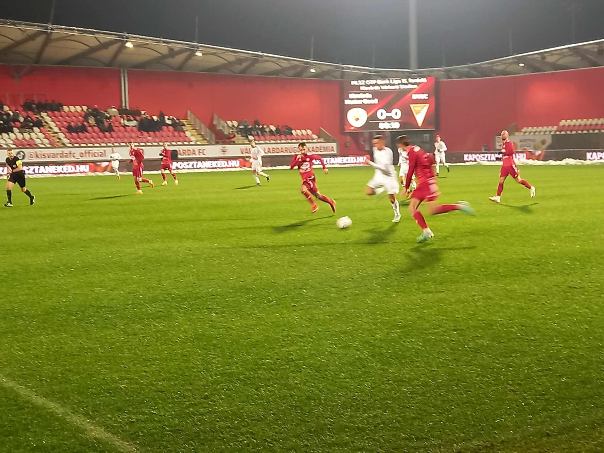 Kisvárda play against Debrecen in 2023