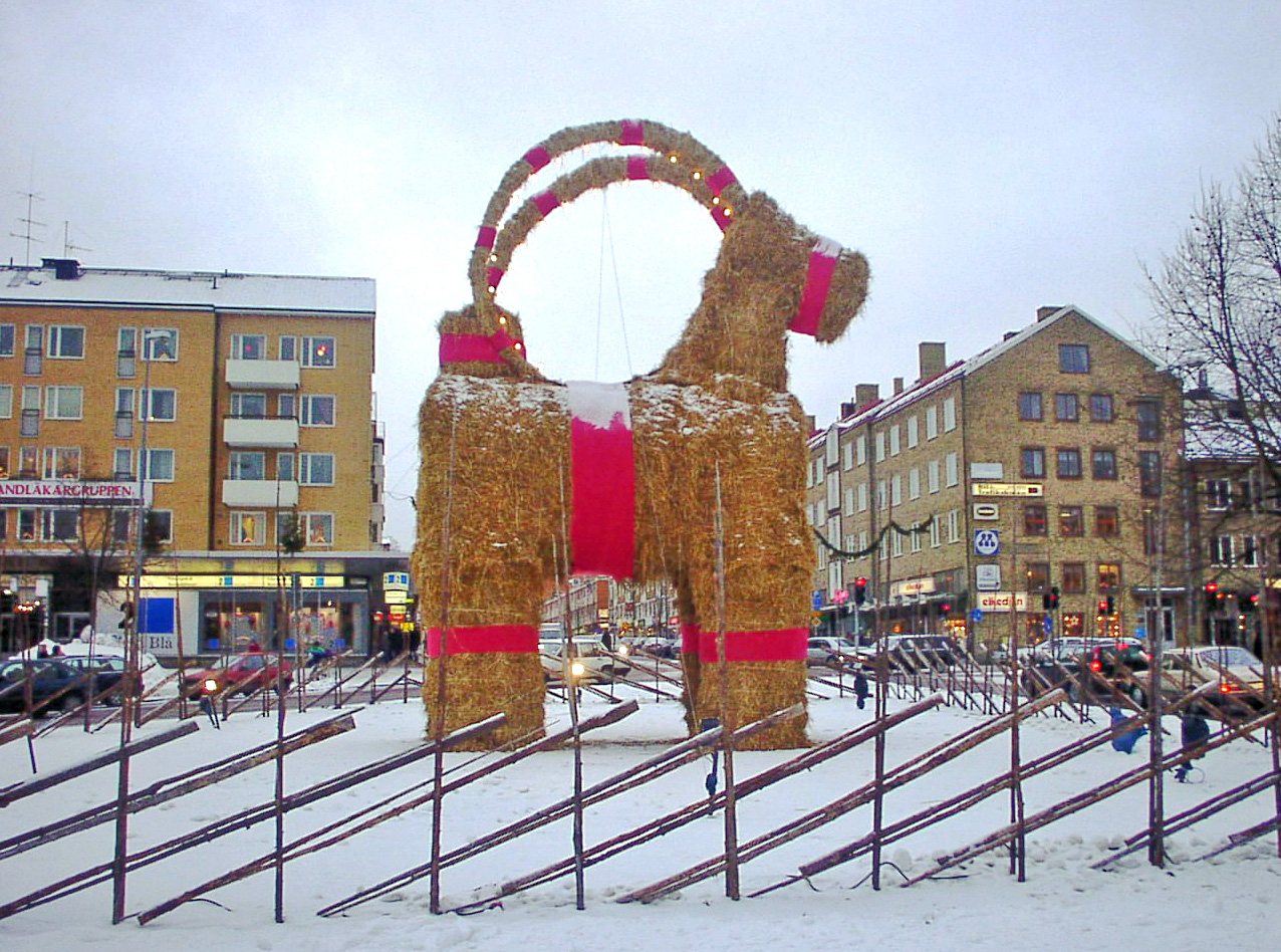 The Gävle goat 2003.