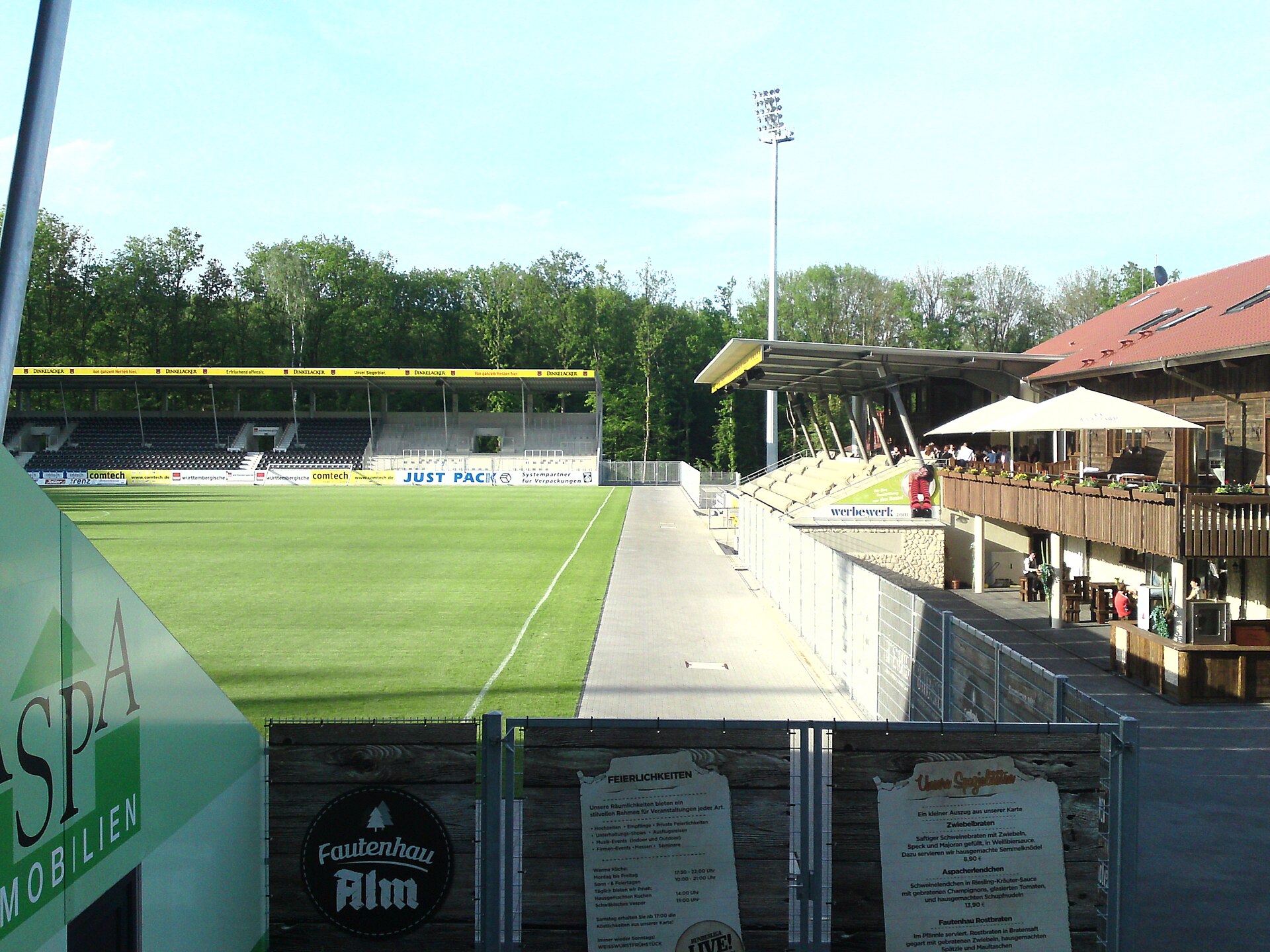 Comtech Arena in Großaspach , home ground SG Sonnenhof Großaspach
