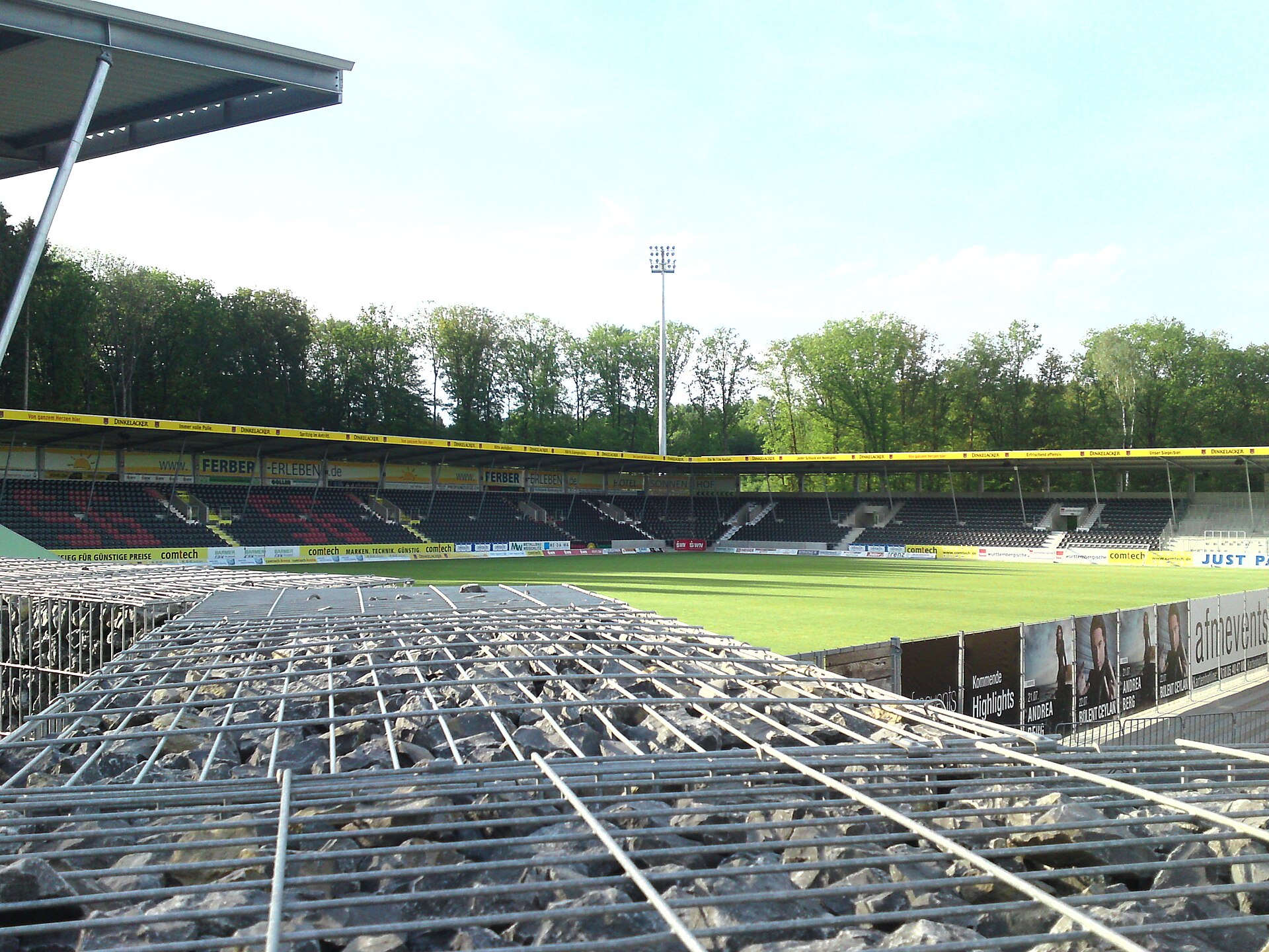 Comtech Arena in Großaspach , home ground SG Sonnenhof Großaspach