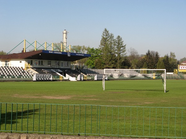 Soccer stadium of Sandecja Nowy Sącz, PL