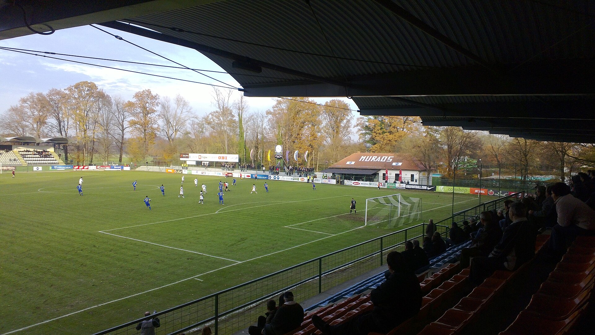 Mura 05 playing against Domžale in a Slovenian PrvaLiga match during the 2012/13 season (18th round).