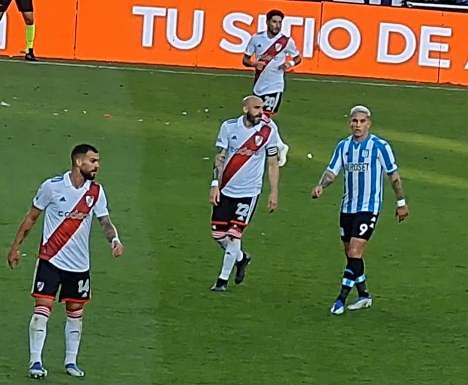 Photo belonging to the match played on October 23, 2022 at the Juan Domingo Perón stadium in Avellaneda, Greater Buenos Aires, Argentina. Racing Club v River Plate