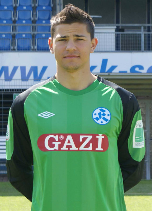 Daniel Wagner im Trikot der Stuttgarter Kickers