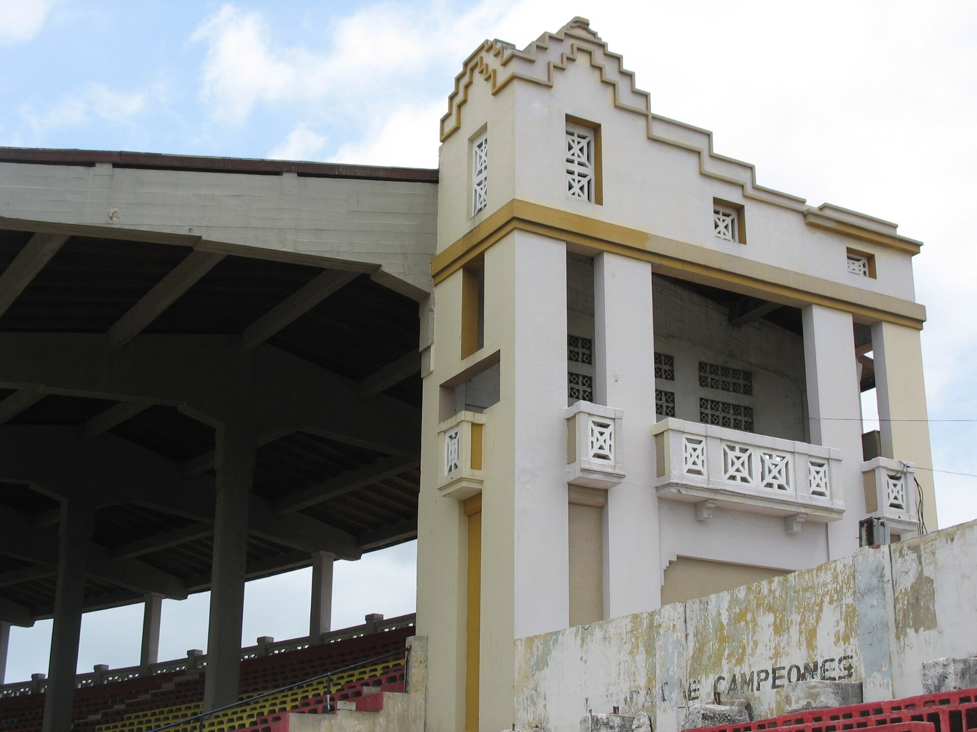 Barranquilla - Romelio Martínez stadium déco detail.