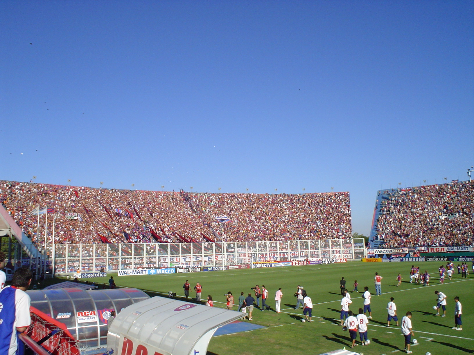 Estadio de San Lorenzo de Almagro, en Buenos Aires, Argentina.