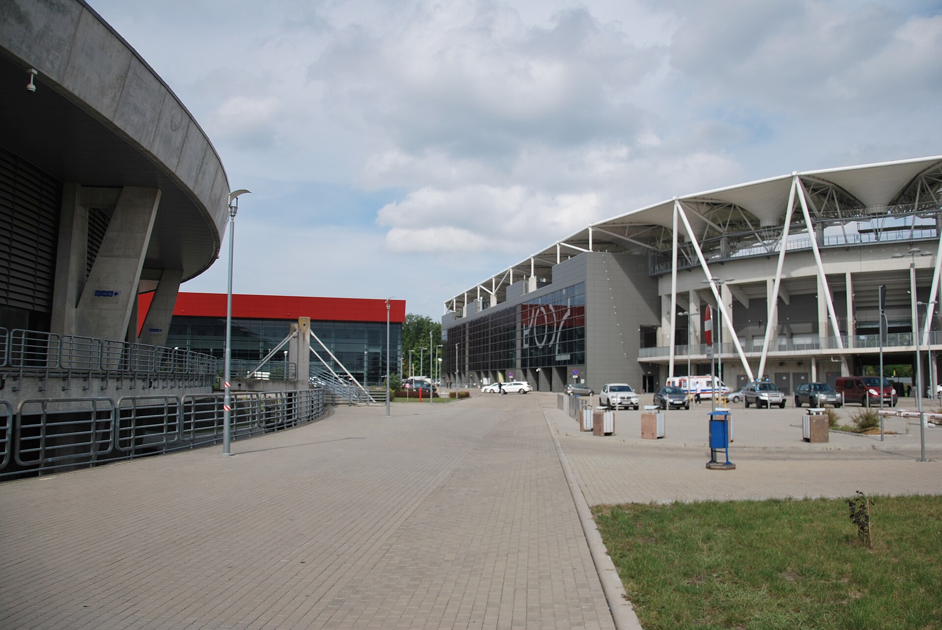 Three sports arenas in Łódź: Atlas Arena, Łódź Sport Arena and ŁKS stadium