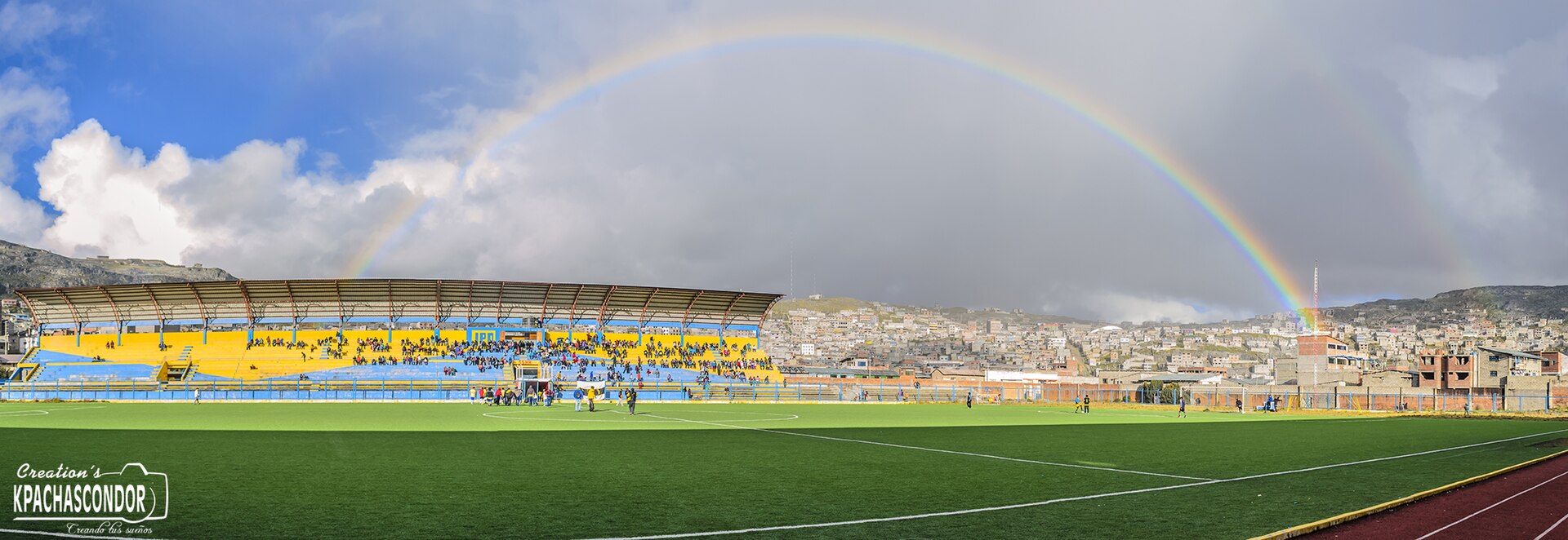 Estadio Daniel Alcides Carrión de Cerro de Pasco, ubicado a más de 4380 m.s.n.m.