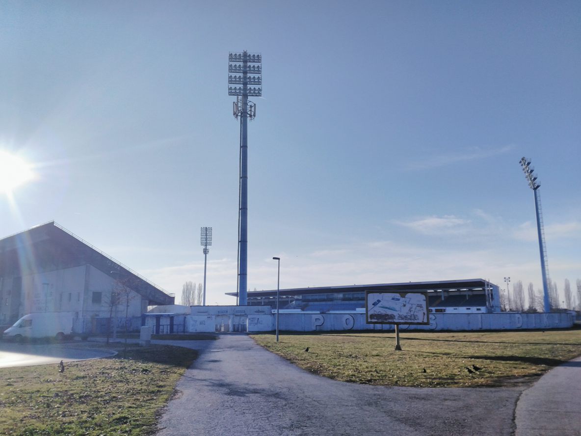 Football field in Vinkovci.
