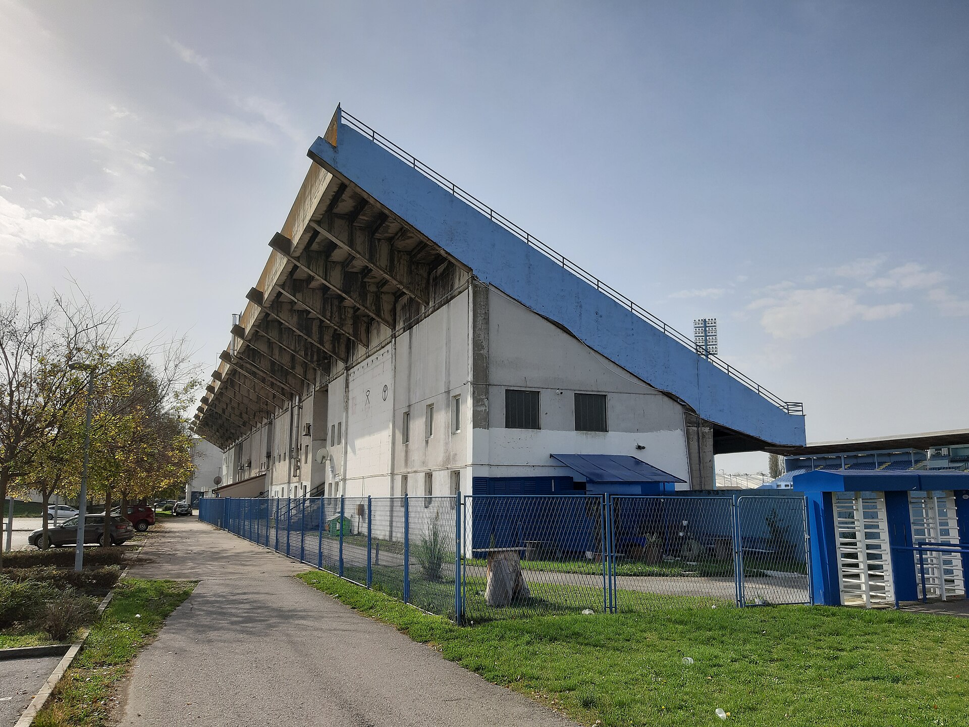 Istočna tribina stadiona HNK Cibalia.