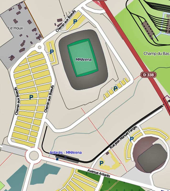 This map was created from OpenStreetMap project data, collected by the community. This map may be incomplete, and may contain errors. Don't rely solely on it for navigation.