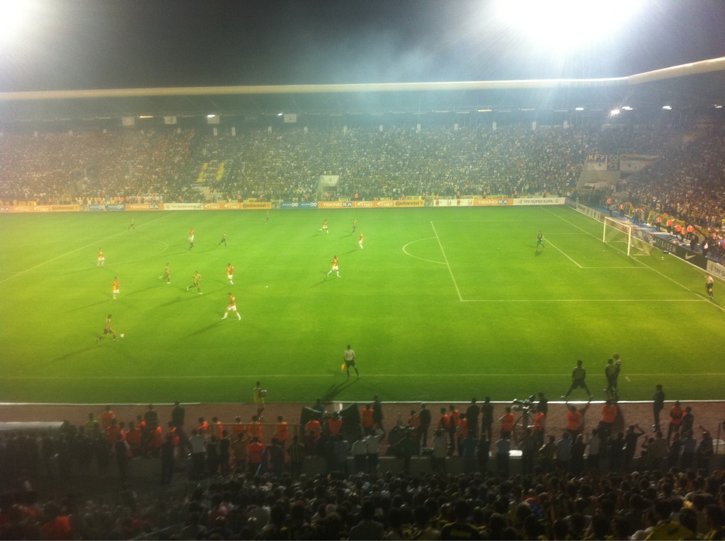 Erzurum'daki Süper kupa maçı