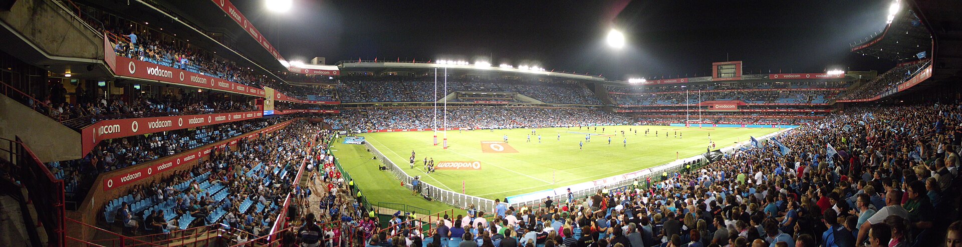 Beginning of the second half of the Bulls vs Sharks Game 24/02/2012 of the 2012 Season of the Super XV.