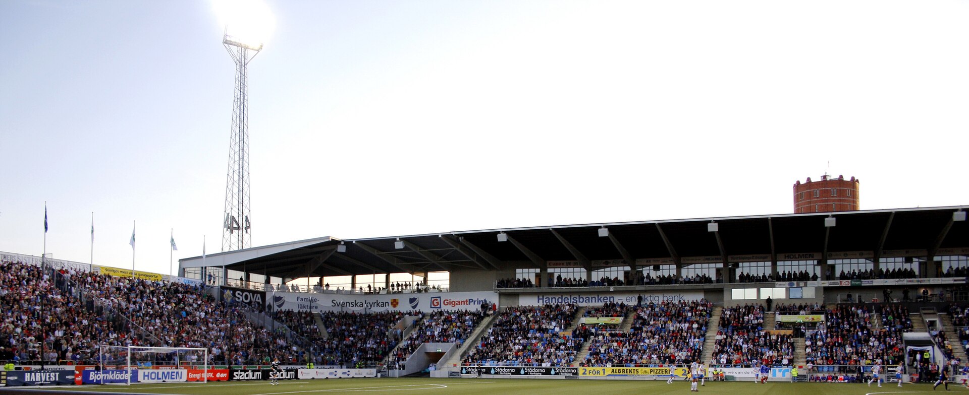 Nya Parken under östgötaderbyt IFK Norrköping-Åtvidabergs FF (2-2) i Fotbollsallsvenskan 2012, publik: 15 715