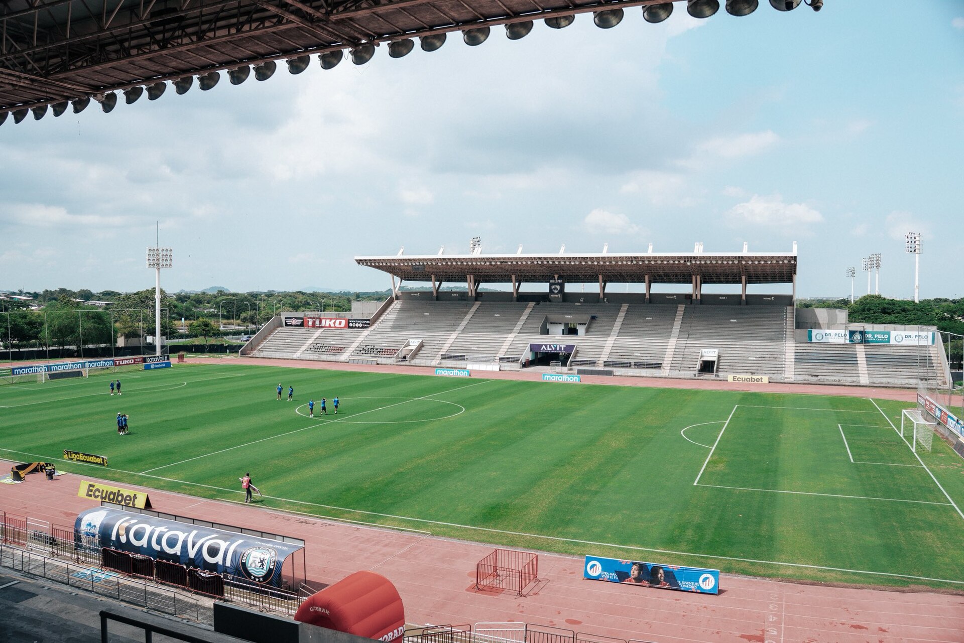 Estadio Christian 'Chucho' Benítez, ubicado en el Parque Samanes, Guayaquil, Ecuador.