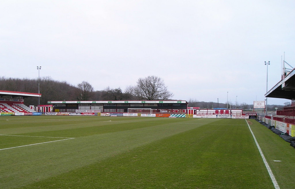 Broadhall Way, Stevenage Borough Football Club, near to Stevenage, Hertfordshire, Great Britain.