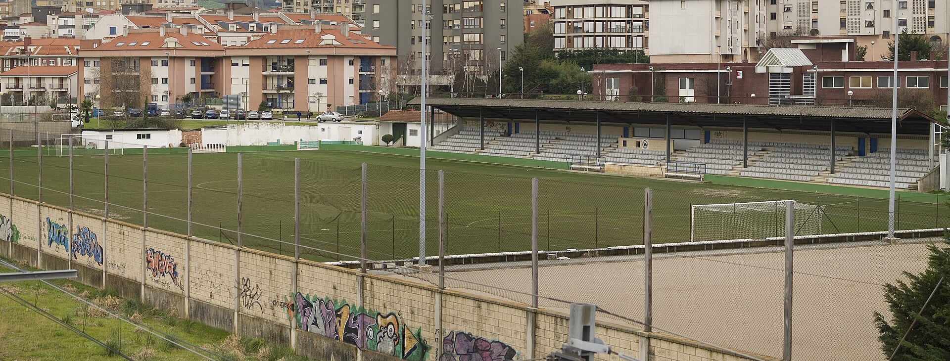 Estadio del equipo de fútbol "Unión Club" de El Astillero (Cantabria).