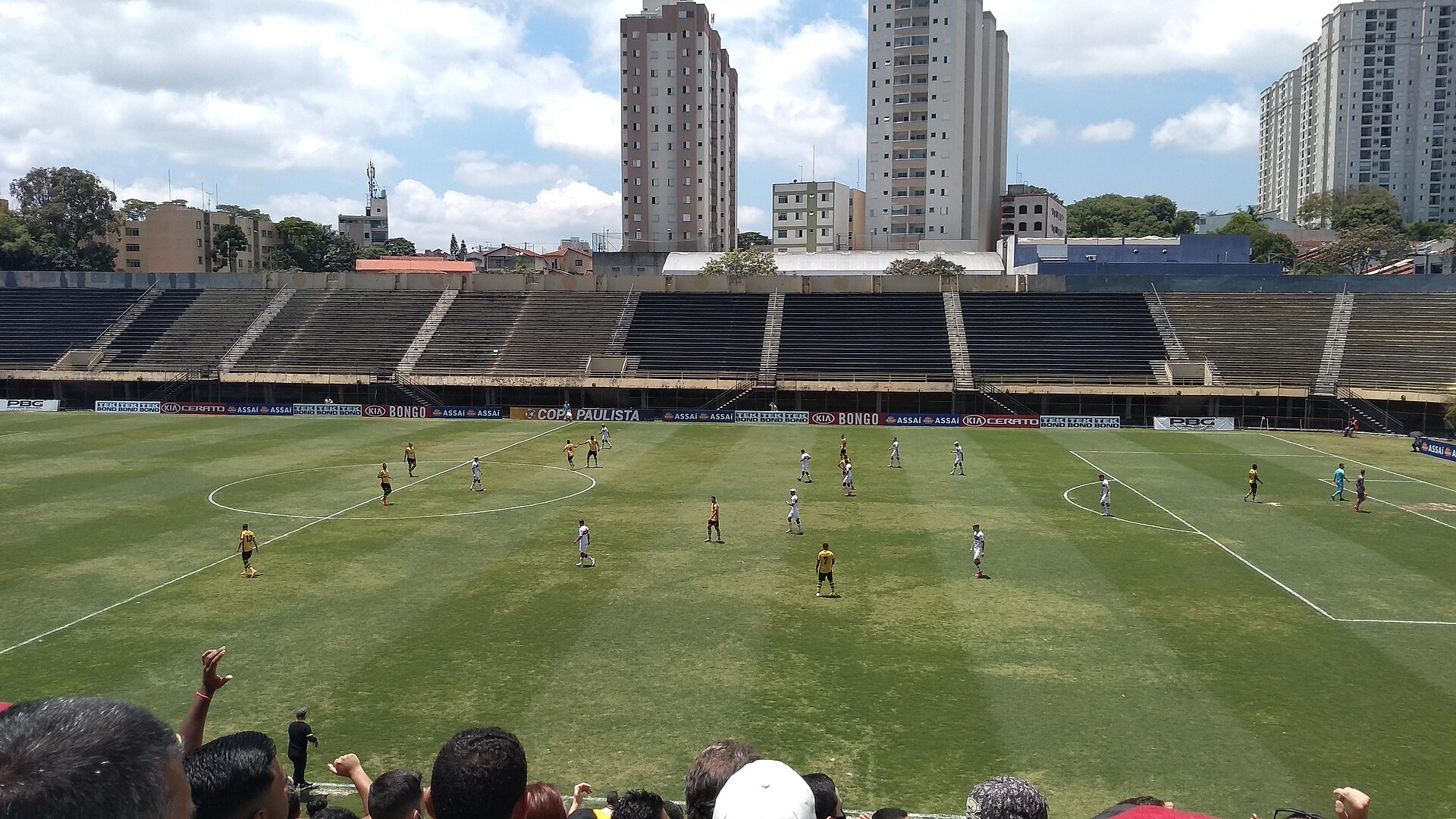 Primeiro de Maio Stadium (São Bernardo do Campo) during the Copa Paulista final