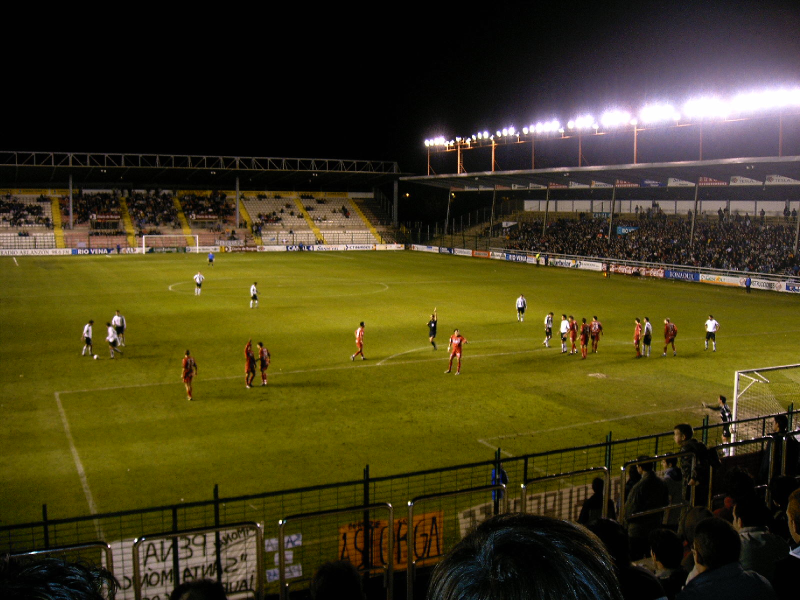 2004–05 Copa del Rey match between Burgos CF and Real Sociedad at Estadio El Plantío.