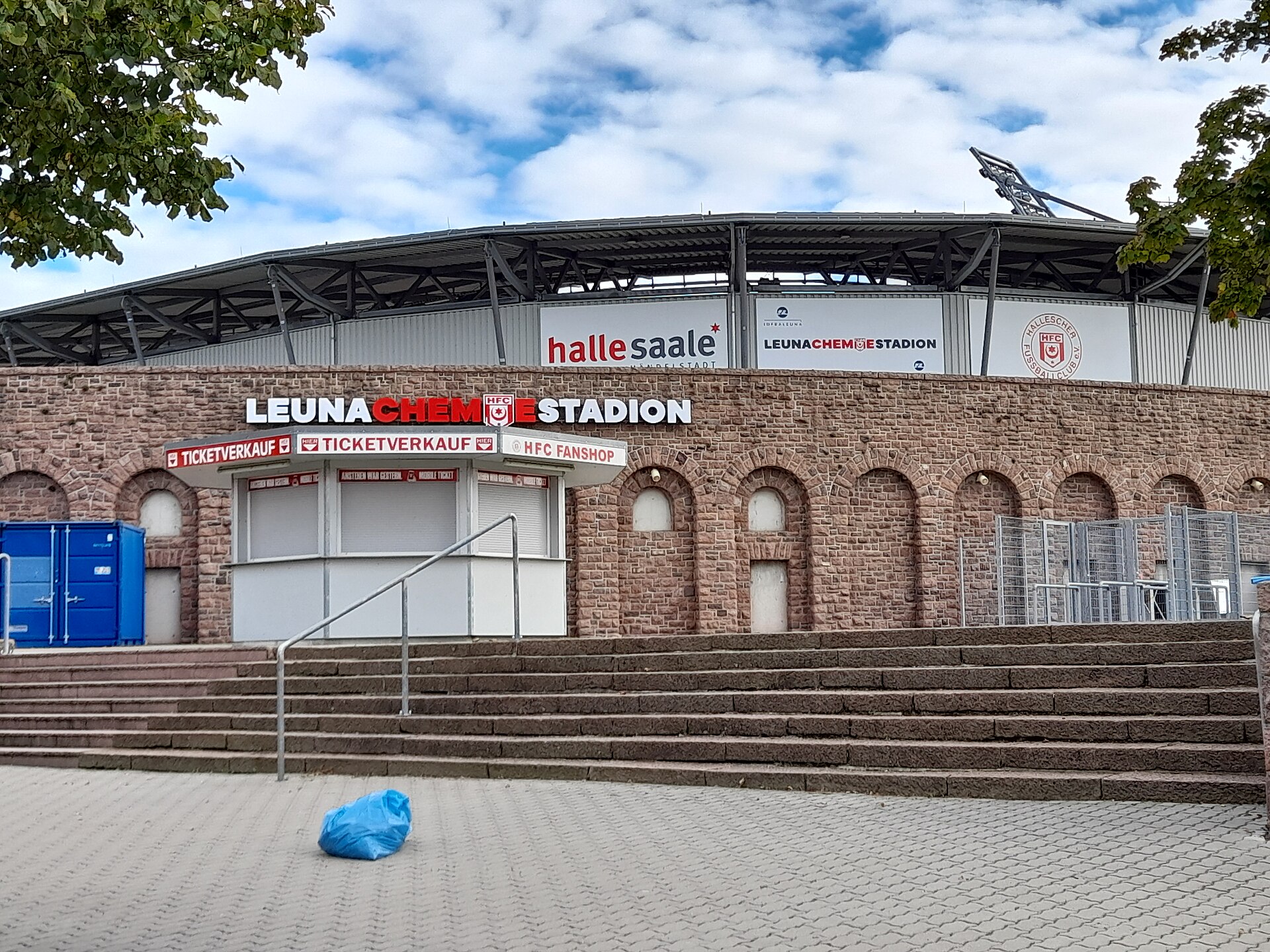 Leuna-Chemie-Stadion, 2011 bis Juni 2021 Erdgas Sportpark, Kantstraße, Halle (Saale)