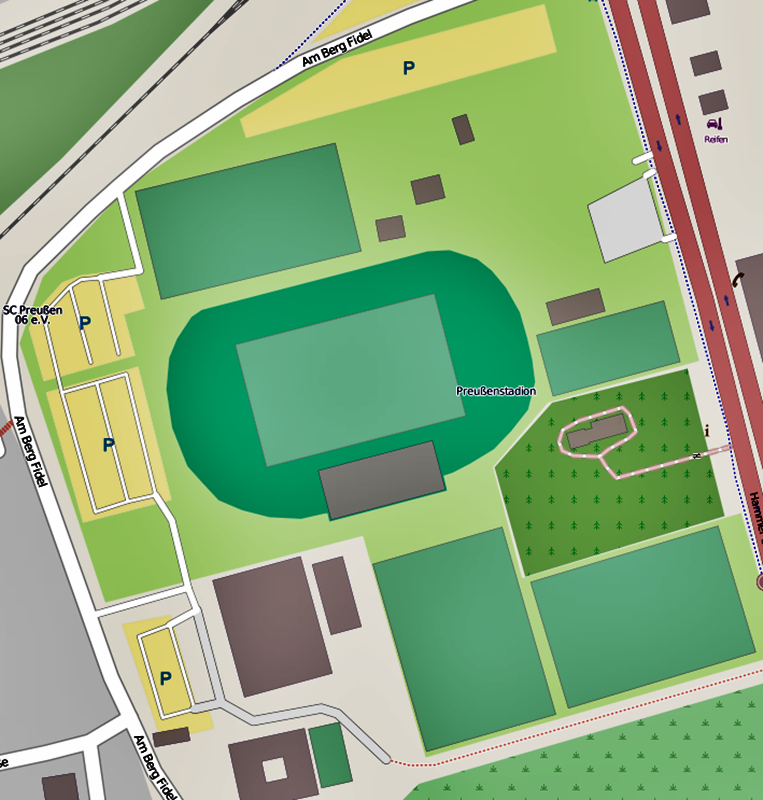 This map was created from OpenStreetMap project data, collected by the community. This map may be incomplete, and may contain errors. Don't rely solely on it for navigation.