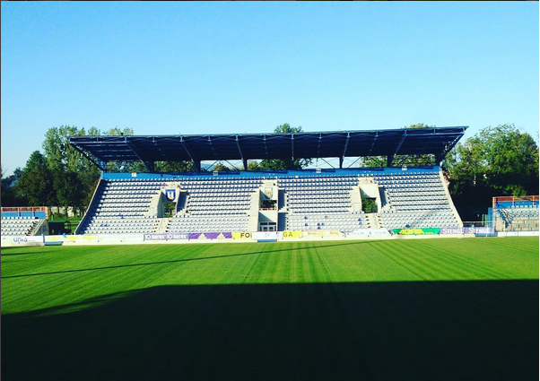 Mestsky futbalovy stadion Michalovce, Michalovce, Slowakei