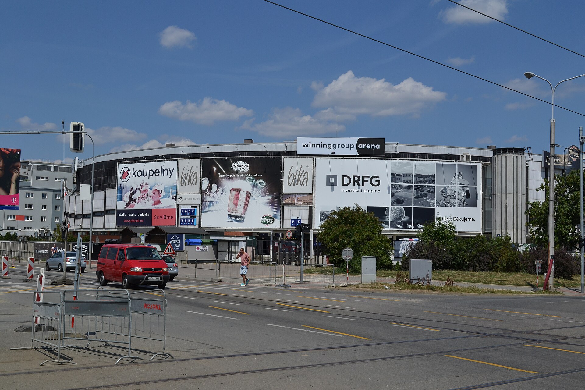 Brno - ul. Poříčí, hala Rondo (DRFG aréna)