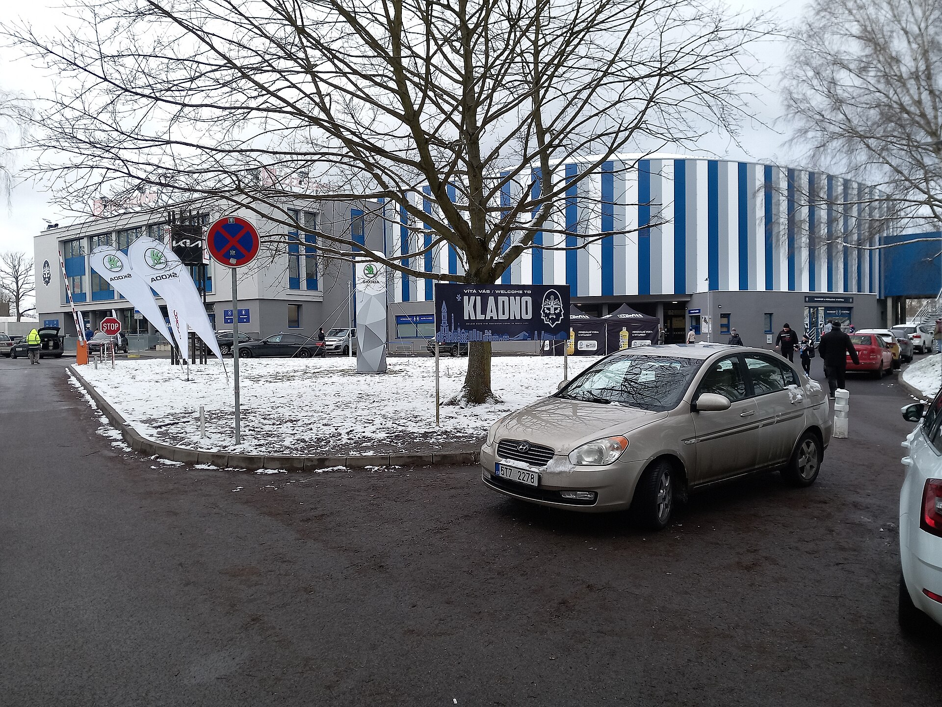 Zimní stadion Kladno z venku