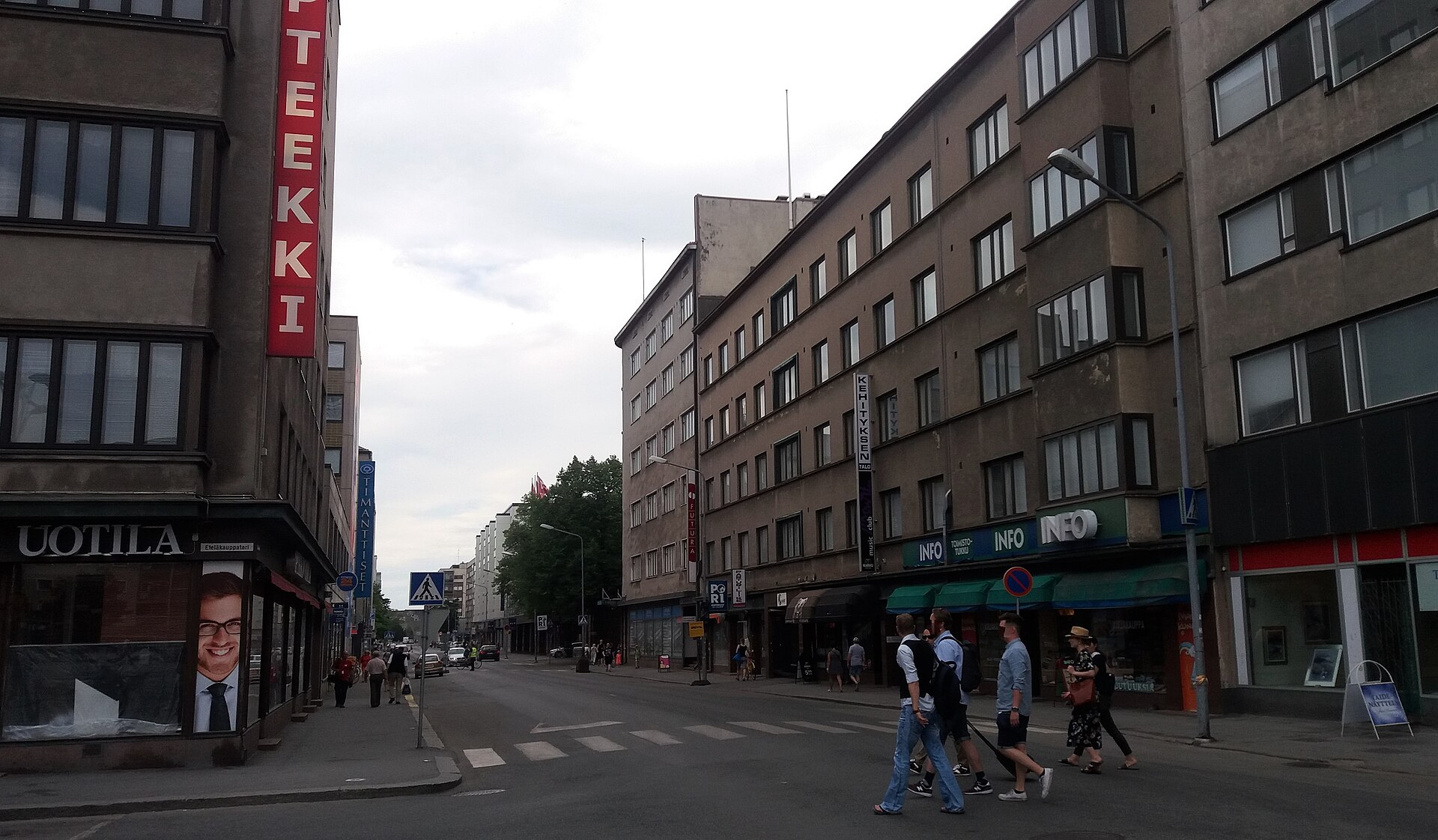 Antinkatu street, Pori, Finland.