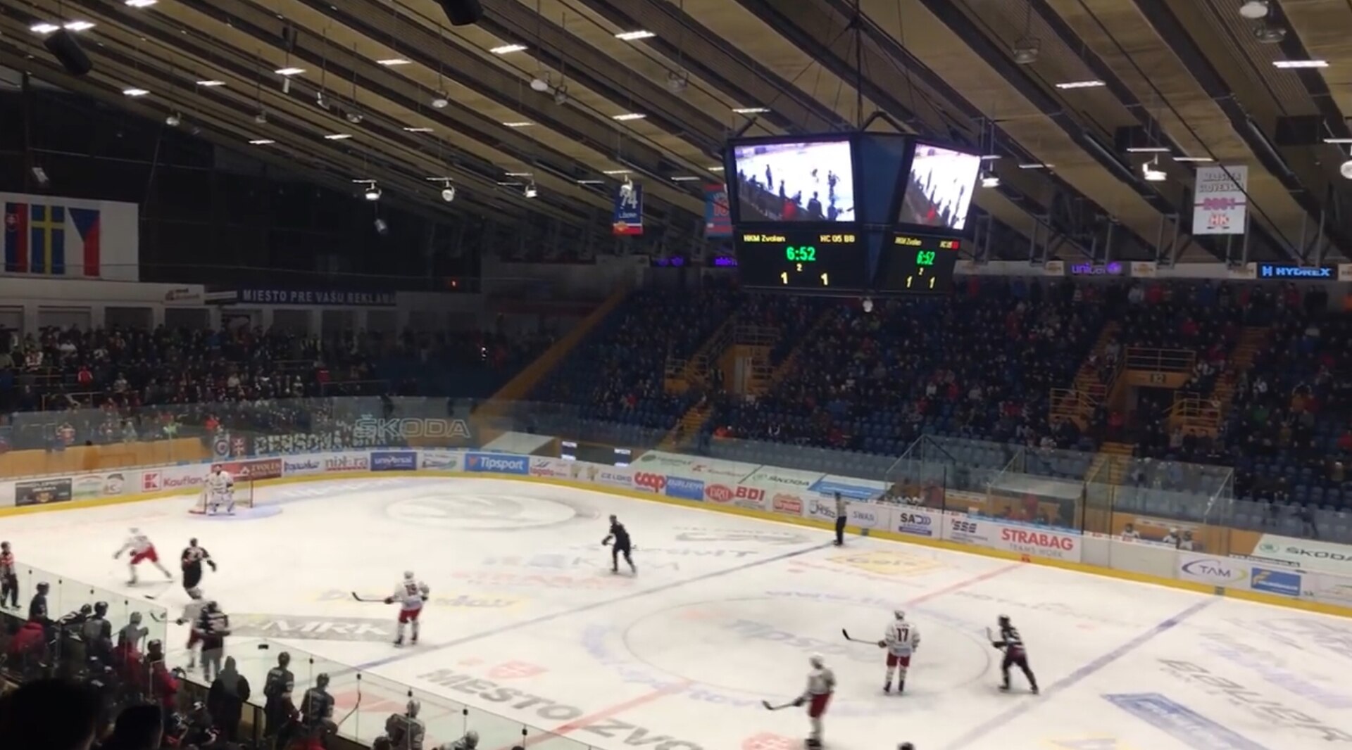 Zimný štadión Zvolen, the hockey stadium used by HKM Zvolen