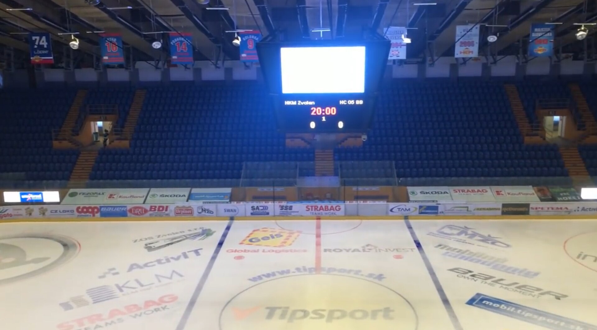 Zimný štadión Zvolen, the hockey stadium used by HKM Zvolen
