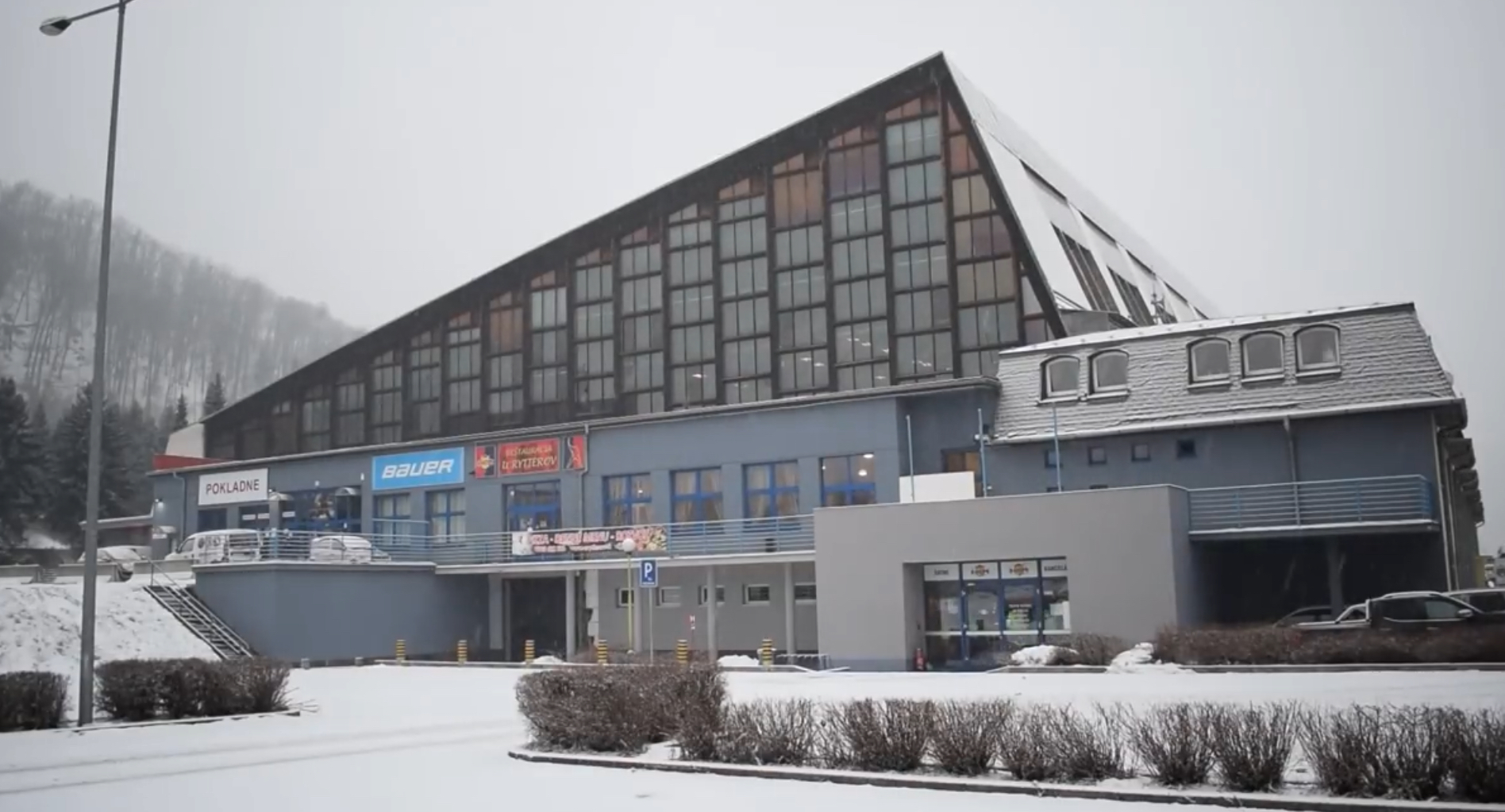 Zimný štadión Zvolen, the hockey stadium used by HKM Zvolen