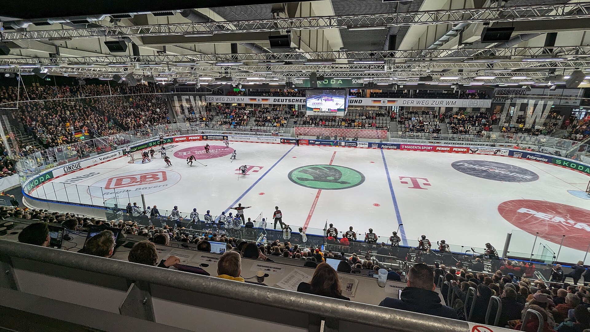 Ice Hockey preparation match in Augsburg in preparation for the 2024 Ice Hockey World Championships: Germany vs. Slovakia (4:5 after over-time)
