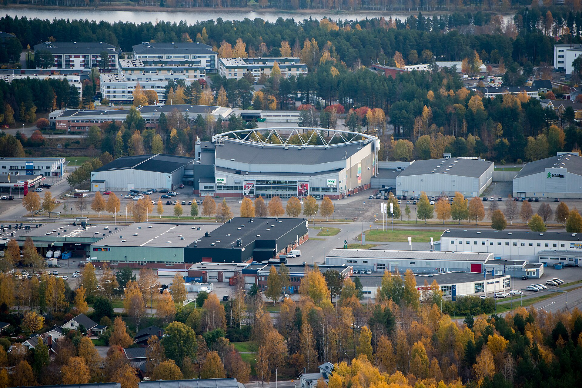 Ishall där Luleå Hockey spelar sina matcher.