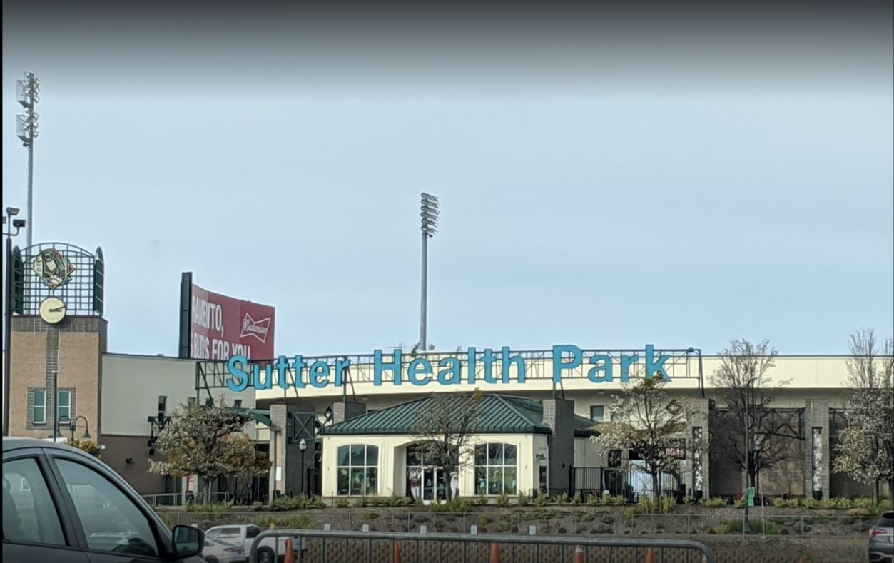 New sign for new name of stadium