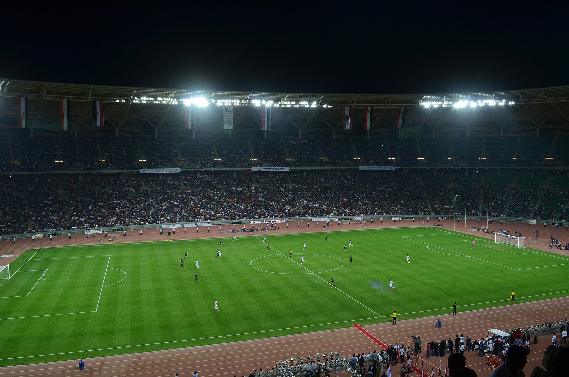 During the soft opening second match between Zamalek SC (Egypt) and Al-Zawra'a SC (Iraq).