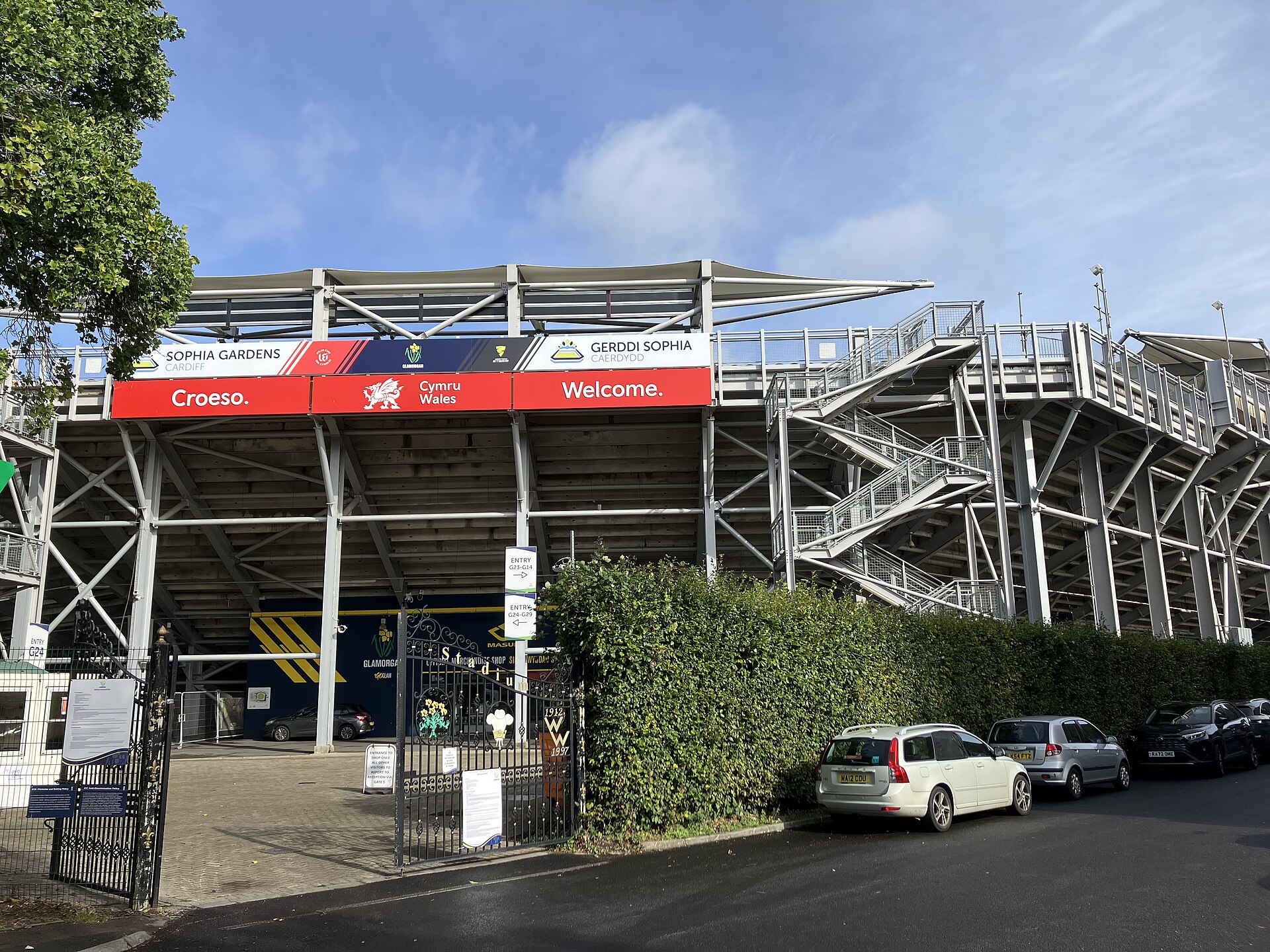 Sophia Gardens, Cardiff, Vereinigtes Königreich