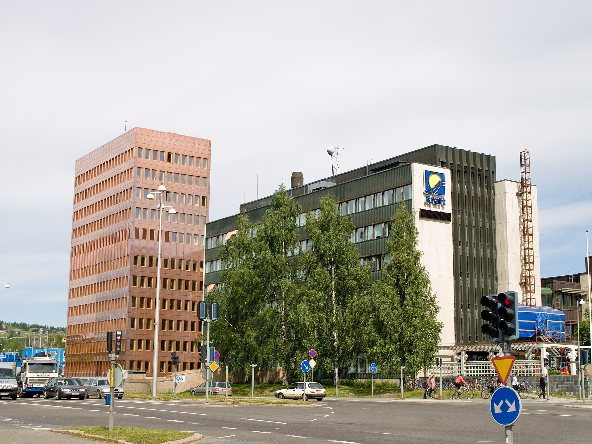 The Skellefteå Kraft building in Skellefteå, Sweden.