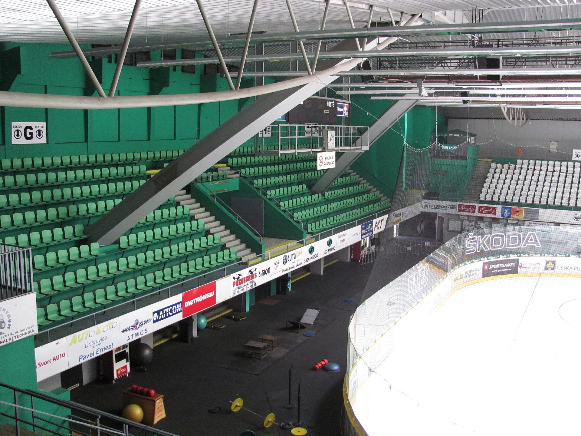 Ice hockey stadium in Mladá Boleslav 2011 photo